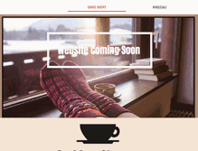 Tablet Screenshot of mycoffeeshoppe.com